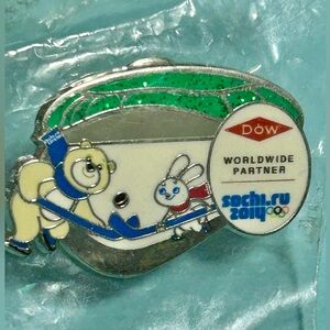 2014 Sochi Winter Olympics Hockey, Dow Sponsor Pin -New In Package